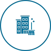 Cleaning service logo